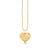 Gold & Diamond Wallpaper Heart Locket Charm