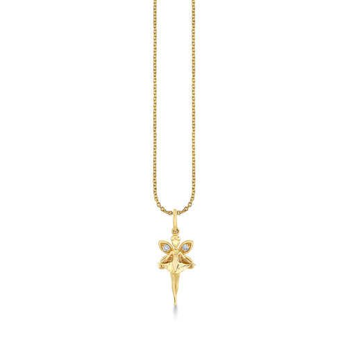 Gold & Diamond Fairy Charm