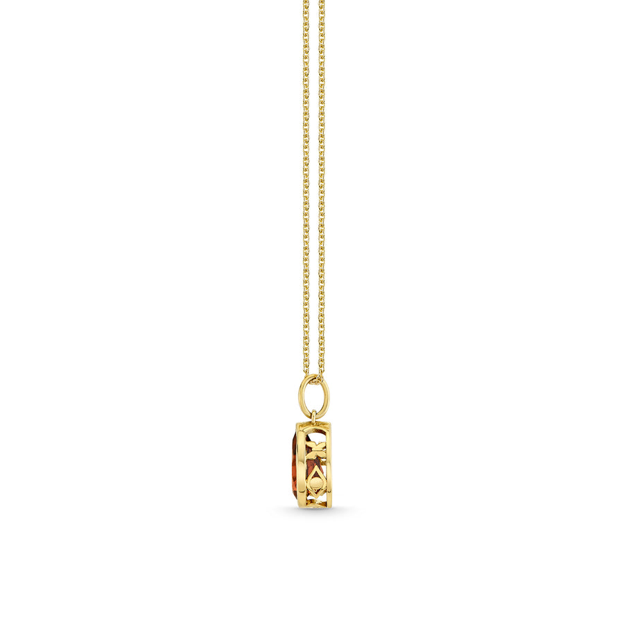 Gold & Ruby Icon Pear Solitaire Charm - Sydney Evan Fine Jewelry