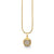 Gold & Diamond Small Pave Hedgehog Charm