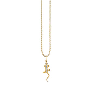 Gold & Diamond Lizard Charm - Sydney Evan Fine Jewelry