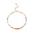 Gold & Diamond Pave Ball Mixed Opal Choker