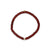 Gold & Diamond 4mm Pave Ball on Garnet