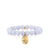 Gold & Diamond Clam on Mystic Amethyst