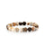 Gold & Brown Diamond Eternity Rondelle on Opal