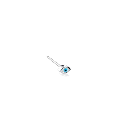 Gold Mini Enamel Eye Stud