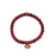 Gold & Ruby Small Pave Lips Charm on Ruby