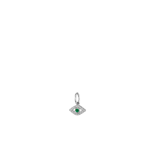 Gold & Diamond Small Eye Charm
