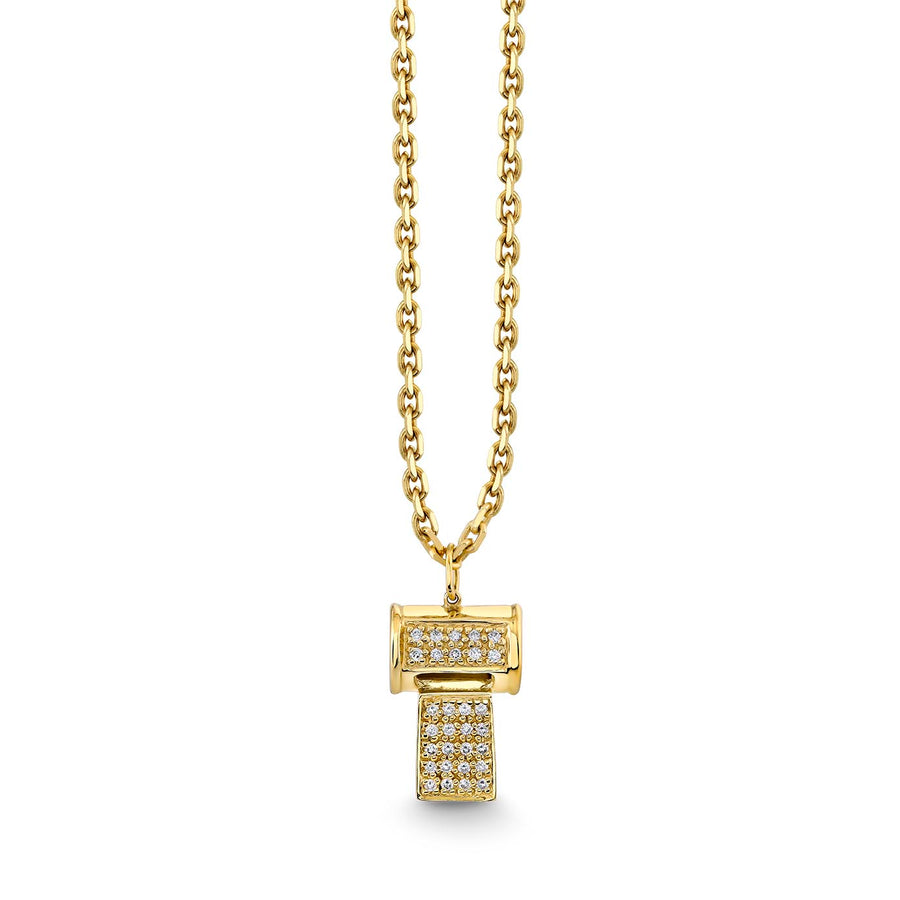 Gold & Diamond Whistle Charm - Sydney Evan Fine Jewelry