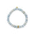 Gold & Diamond Bezel Eye Rondelle on African Opal