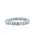 Gold & Diamond Bezel Eye Rondelle on African Opal