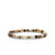 Gold & Diamond Eternity Rondelle on Wooden Opal