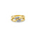 Gold & Diamond Small Link Ring