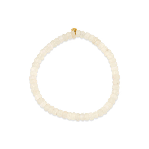 5mm Rainbow Moonstone Faceted Rondelle Bracelet