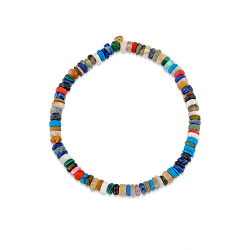 4mm Rainbow Heishi Bracelet