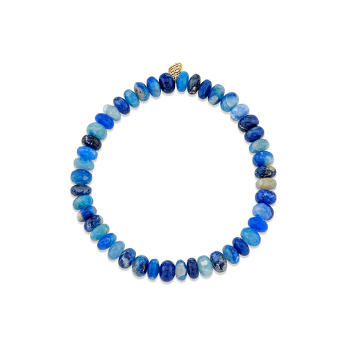 6mm Afganite Smooth Rondelle Bracelet