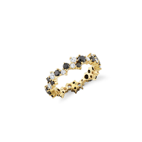 Gold & Diamond Cocktail Eternity Ring