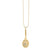 Gold & Diamond Large Tennis Racquet Charm