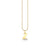 Pure Gold Small Initial Necklace