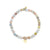 Pure Gold Tiny Chai on Multi Morganite