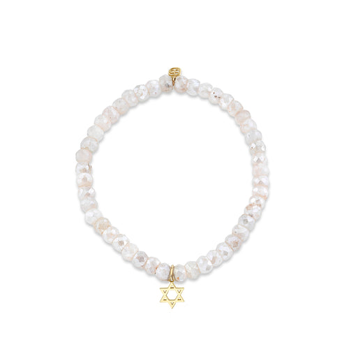 Pure Gold Tiny Star of David on Grapolite