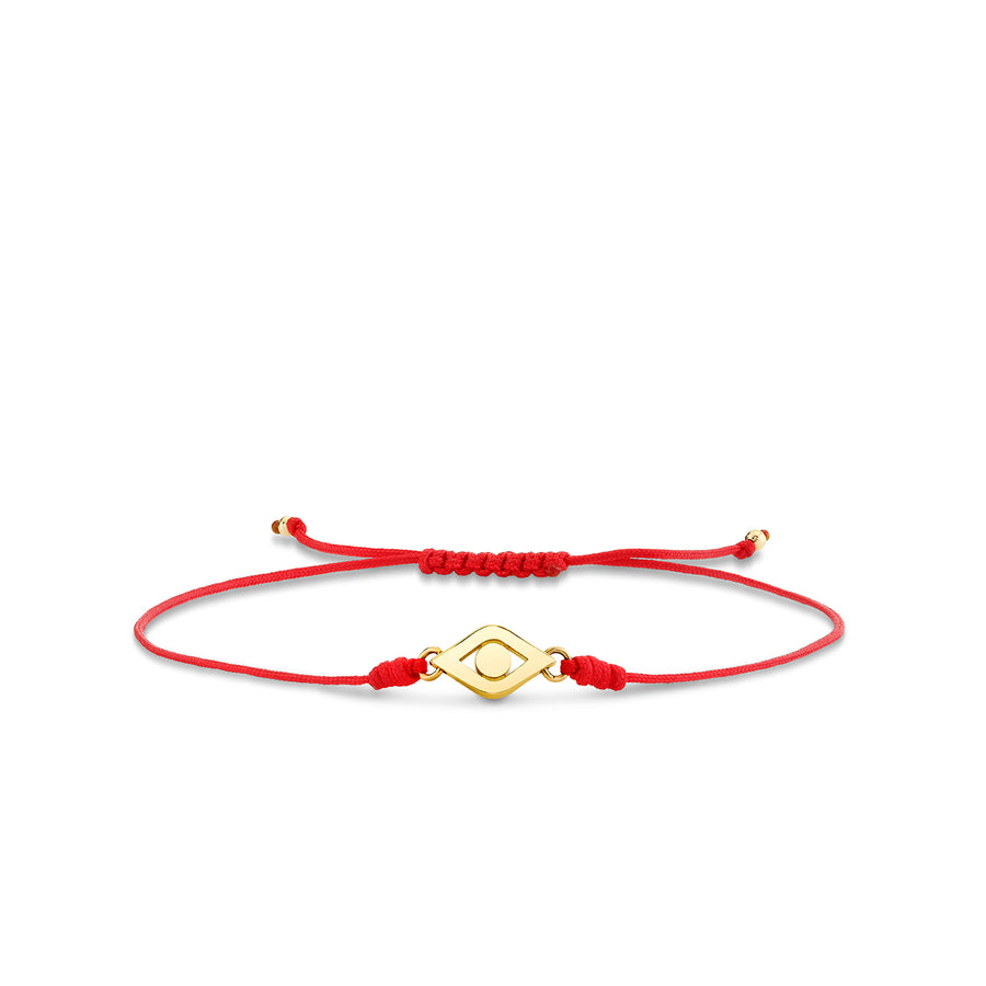 Pure Gold Medium Protective Eye Cord Bracelet - Sydney Evan Fine Jewelry
