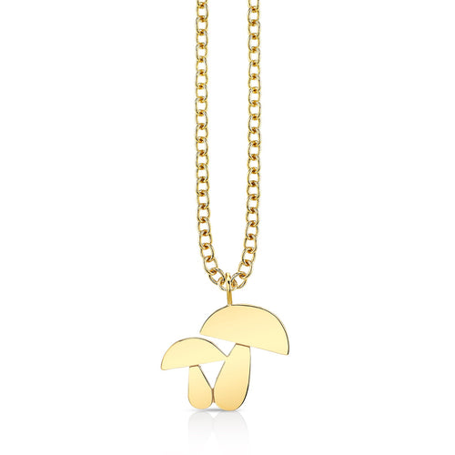 Men's Collection Pure Gold Large Mushroom Charm