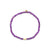 Pure Gold Tiny Cross on Amethyst