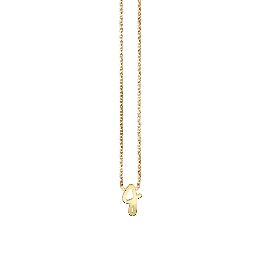 Pure Gold Tiny Initial Necklace - Sydney Evan Fine Jewelry