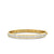 Gold & Diamond Channel Set Baguette Bangle