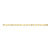 Gold & Diamond Half Pave Heart Eternity Bracelet