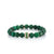 Gold & Diamond Mala Bead on Verdite