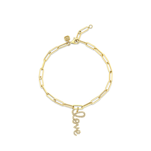 Gold & Diamond Love Bracelet