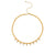 Gold & Diamond Multi Tiny Disc Necklace