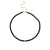 Gold & Diamond Multi-Rondelle Black Spinel Necklace