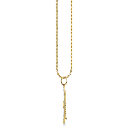 Gold & Diamond Surfboard Charm