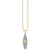Gold & Diamond Surfboard Charm