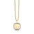 Men's Collection Gold & Diamond Extra Large Clover Open Icon Charm