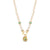 Gold & Diamond Nautilus Shell Pearl Necklace