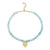 Gold & Diamond France Aquamarine Necklace