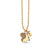 Gold & Diamond Squirrel Acorn Necklace