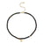 Gold & Diamond Marquise Eye Black Opal Necklace
