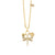 Gold & Diamond Multi Nature Charm Necklace