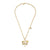 Gold & Diamond Multi Nature Charm Necklace