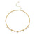 Gold & Diamond Open Heart & Pearl Charm Necklace