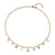 Gold & Diamond Hollywood Enamel Multi Charm Necklace