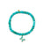 Gold & Enamel Butterfly on Turquoise