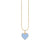 Gold & Enamel Small Heart Charm