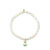 Gold & Enamel Anchor on Mother of Pearl