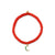 Gold & Enamel Moon on Coral Heishi